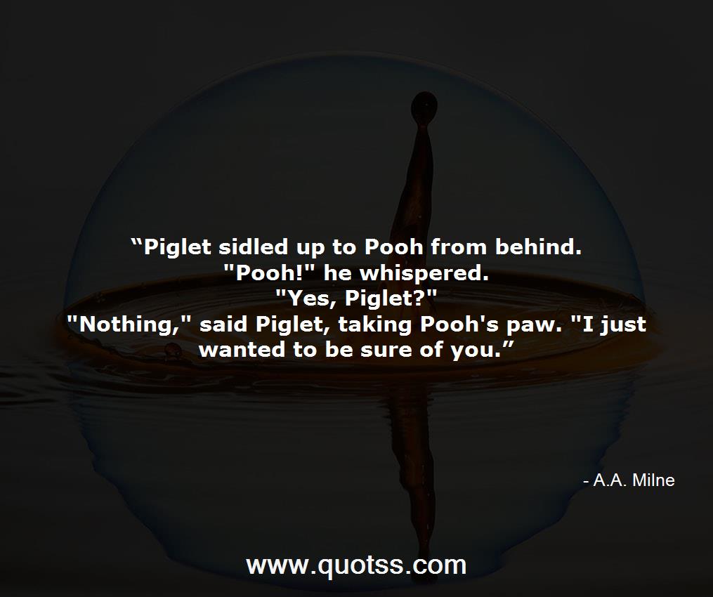 A.A. Milne Quote on Quotss