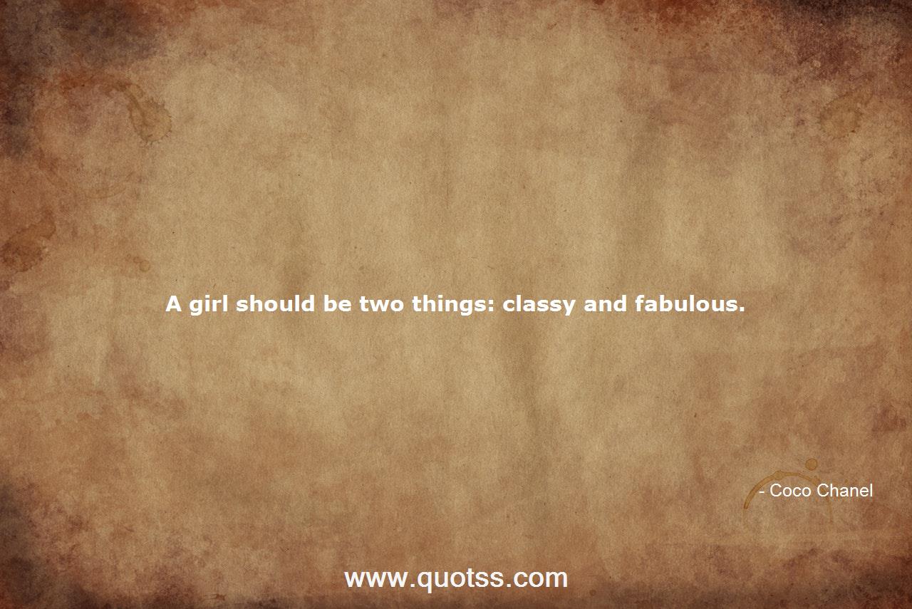 Coco Chanel Quote on Quotss