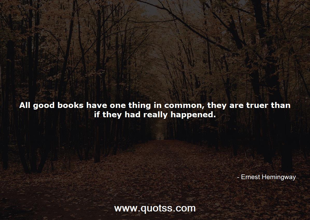 Ernest Hemingway Quote on Quotss