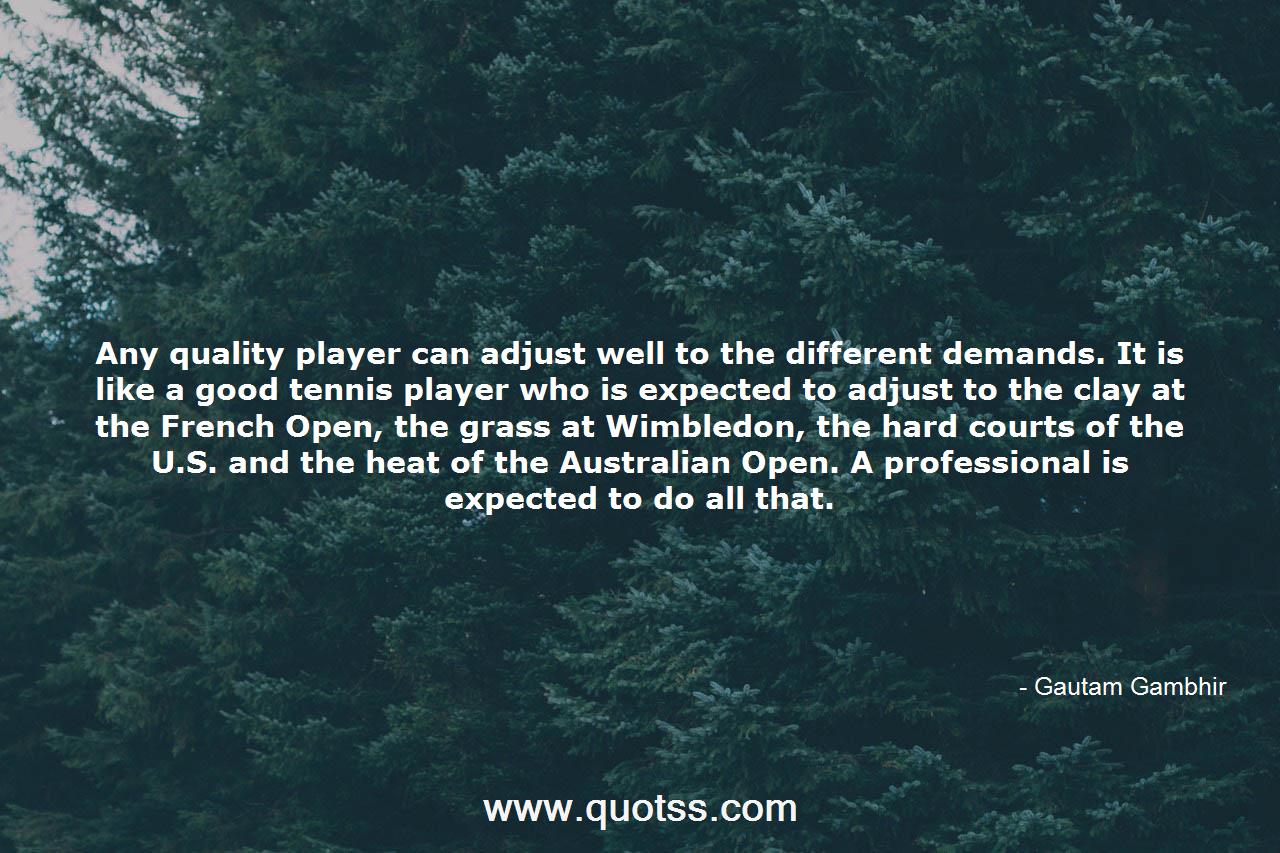 Gautam Gambhir Quote on Quotss