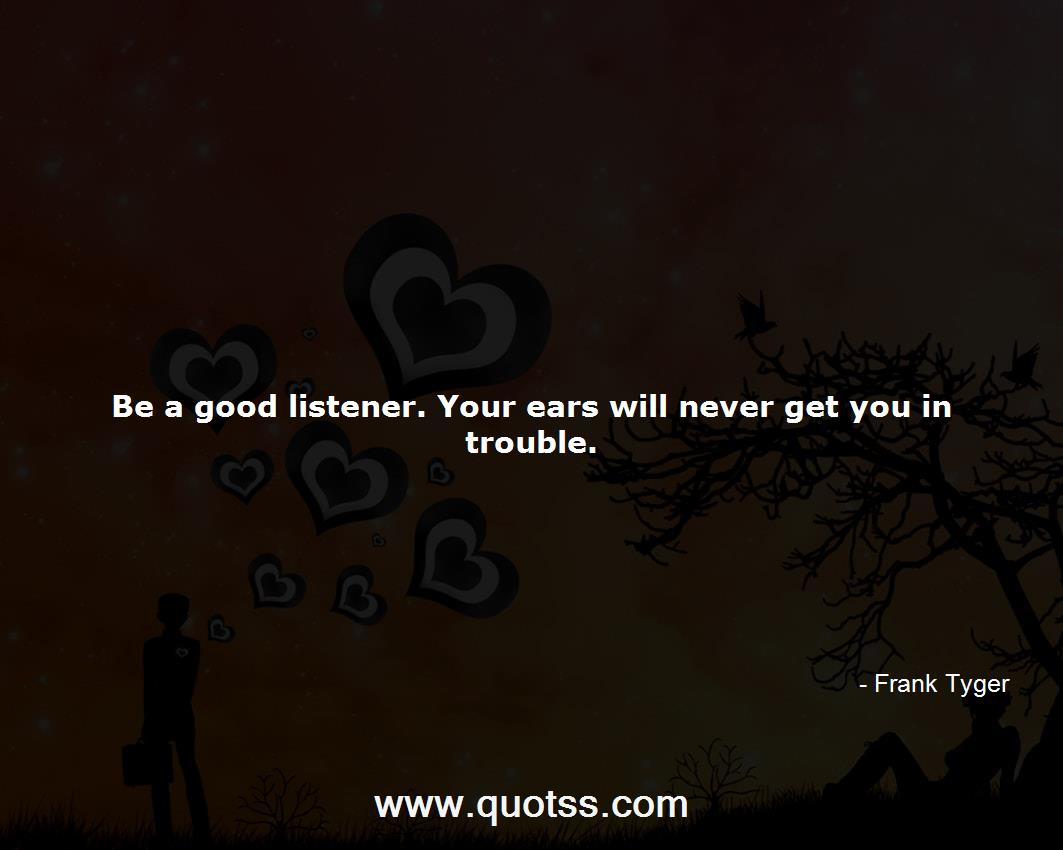 Frank Tyger Quote on Quotss