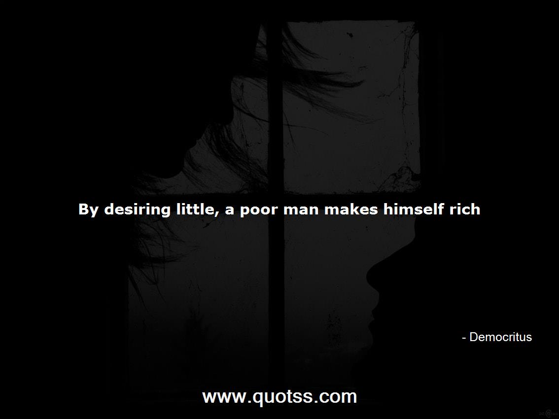 Democritus Quote on Quotss