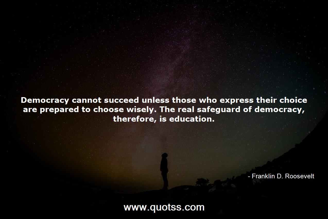 Franklin D. Roosevelt Quote on Quotss