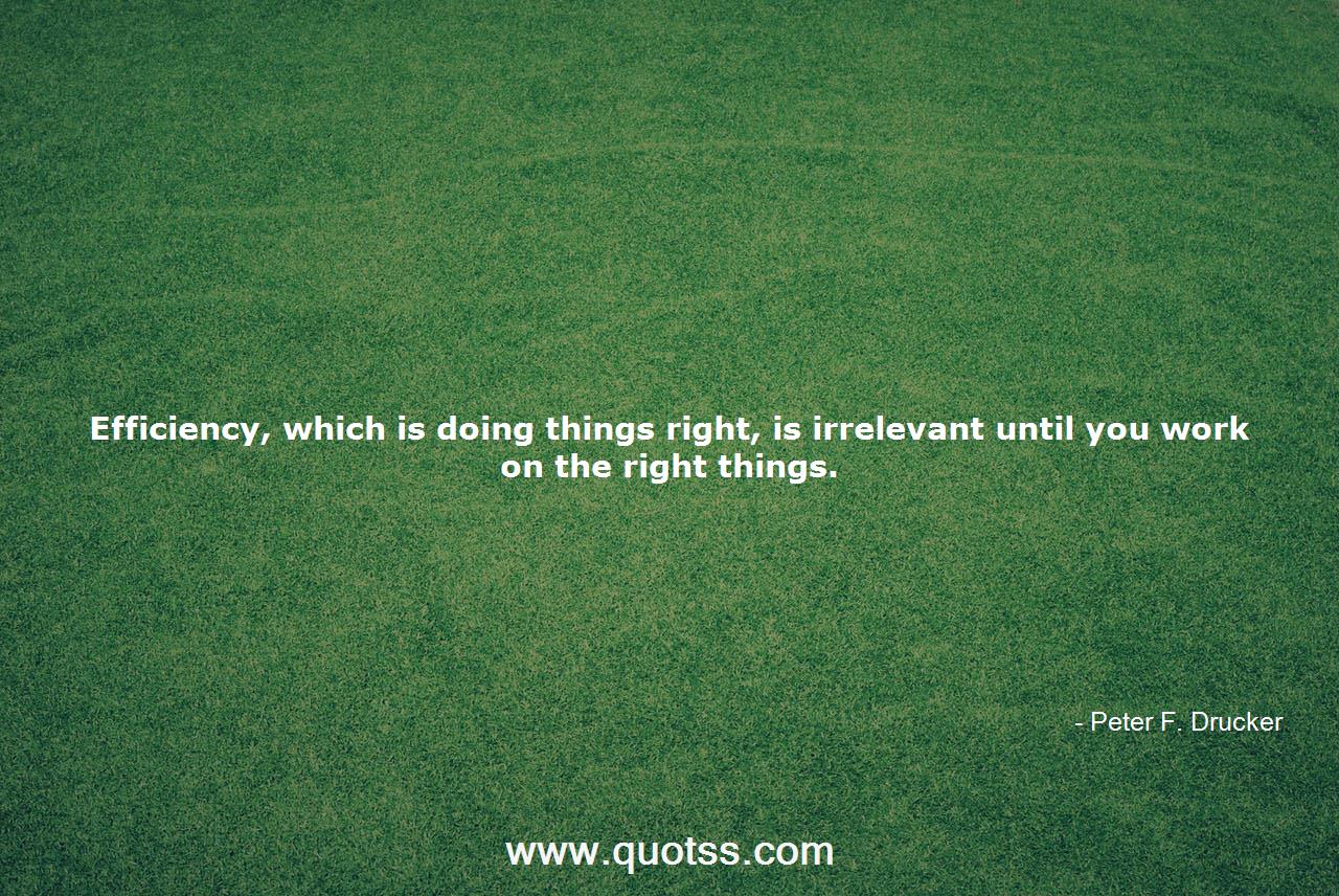 Peter F. Drucker Quote on Quotss