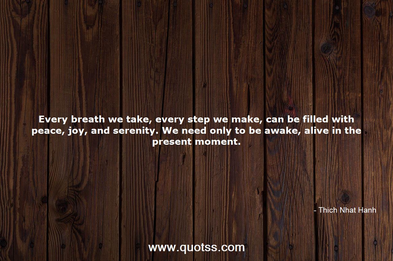 Thich Nhat Hanh Quote on Quotss