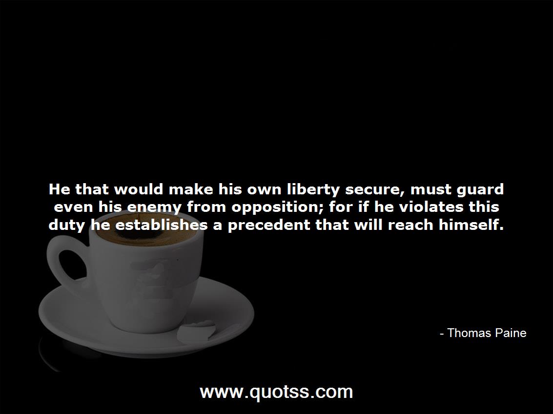 Thomas Paine Quote on Quotss