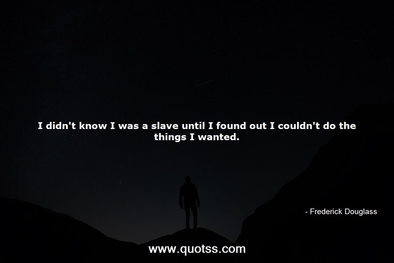Frederick Douglass Quote on Quotss