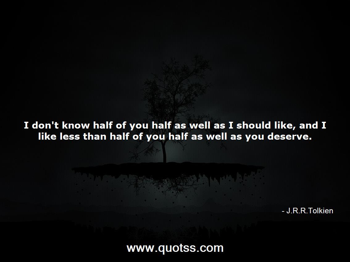 J.R.R.Tolkien Quote on Quotss