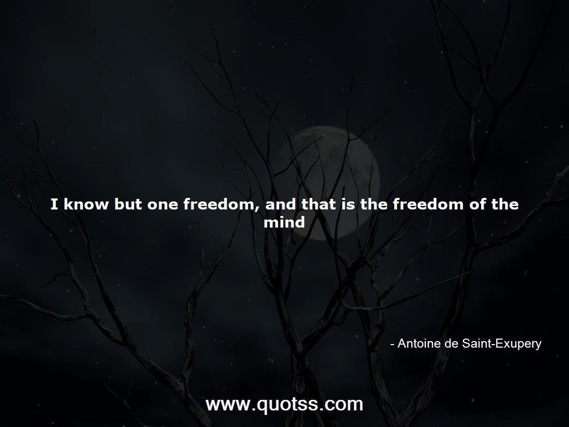 Antoine de Saint-Exupery Quote on Quotss