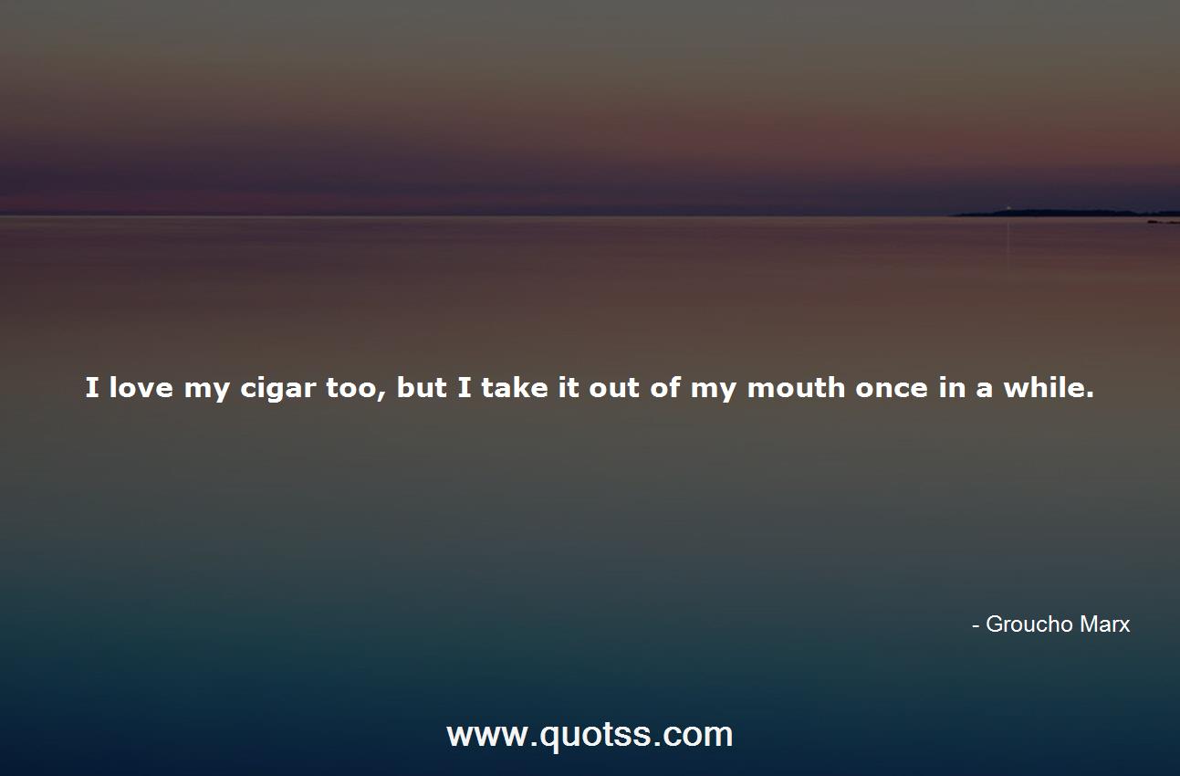 Groucho Marx Quote on Quotss