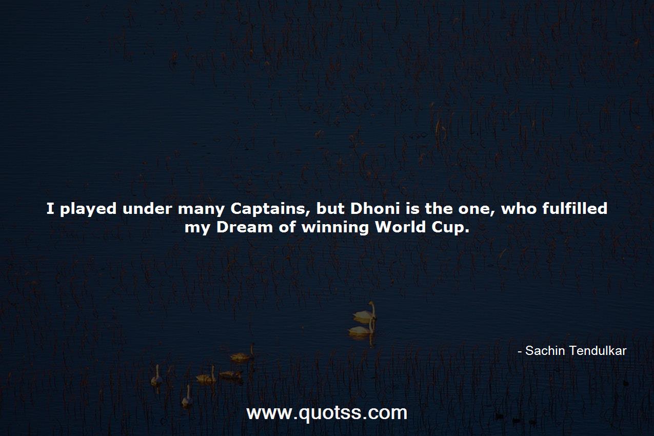 Sachin Tendulkar Quote on Quotss