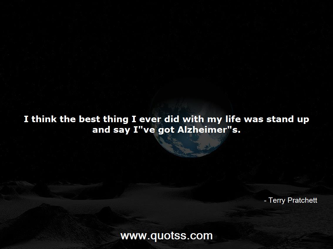 Terry Pratchett Quote on Quotss