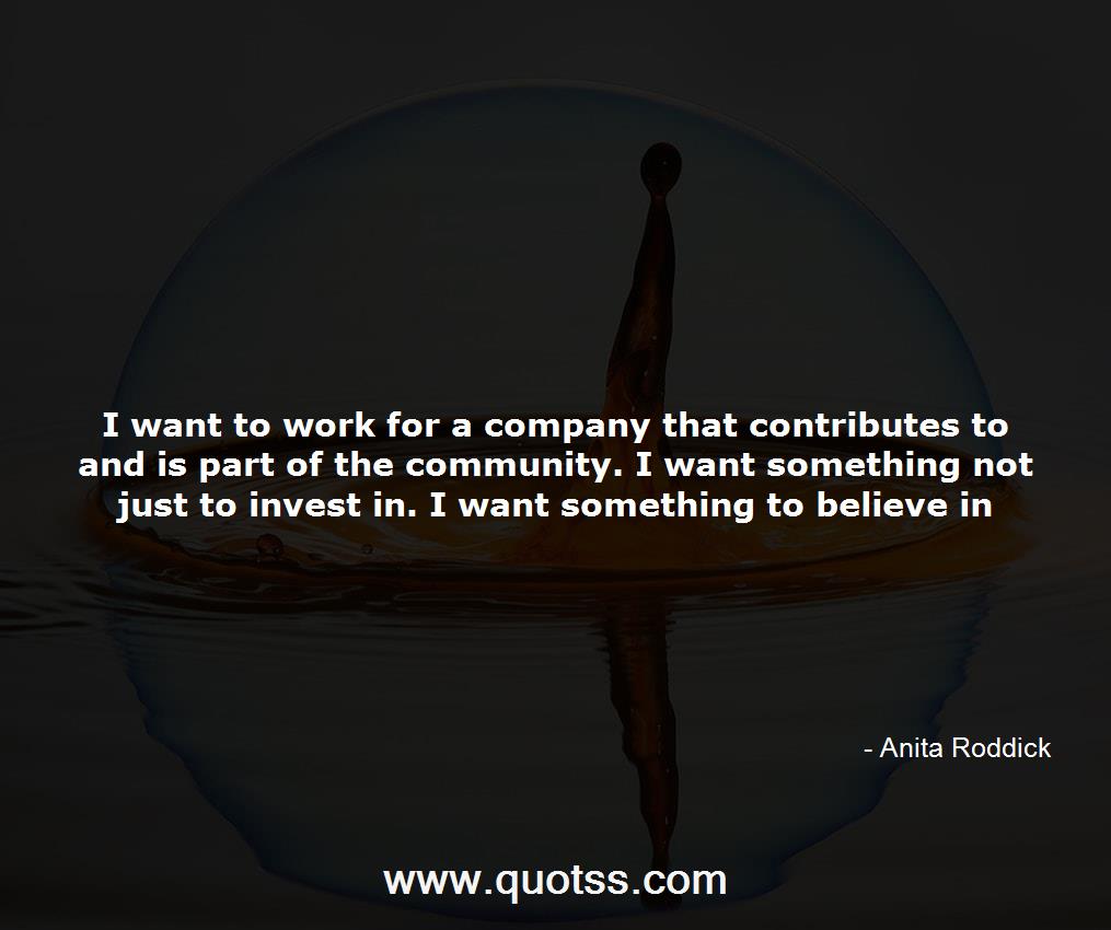 Anita Roddick Quote on Quotss