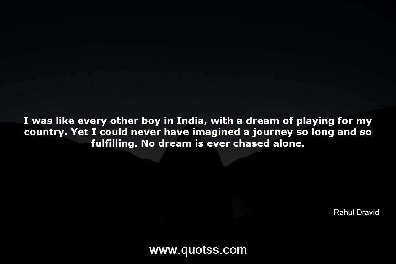 Rahul Dravid Quote on Quotss