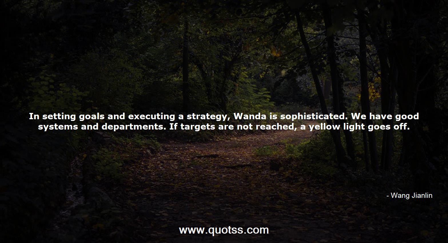 Wang Jianlin Quote on Quotss