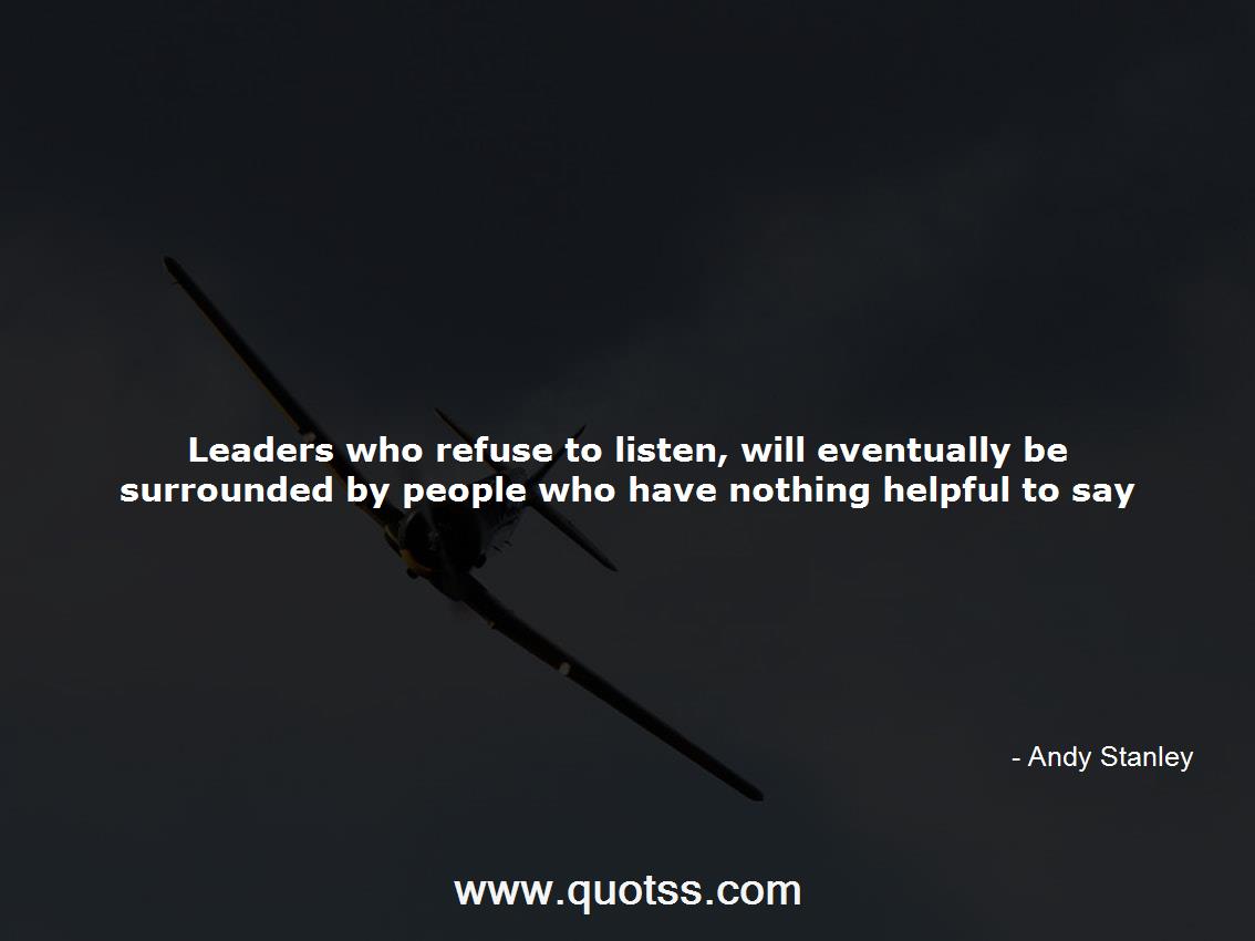 Andy Stanley Quote on Quotss