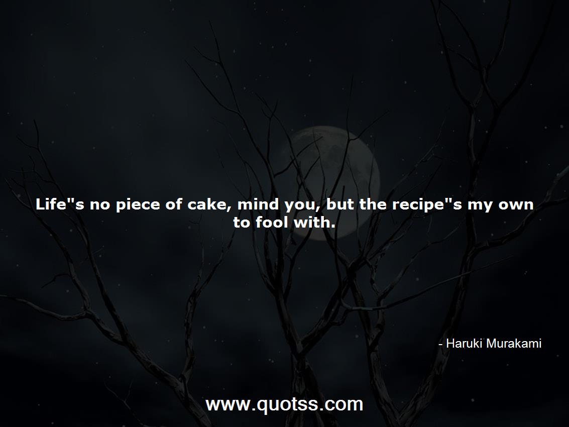Haruki Murakami Quote on Quotss