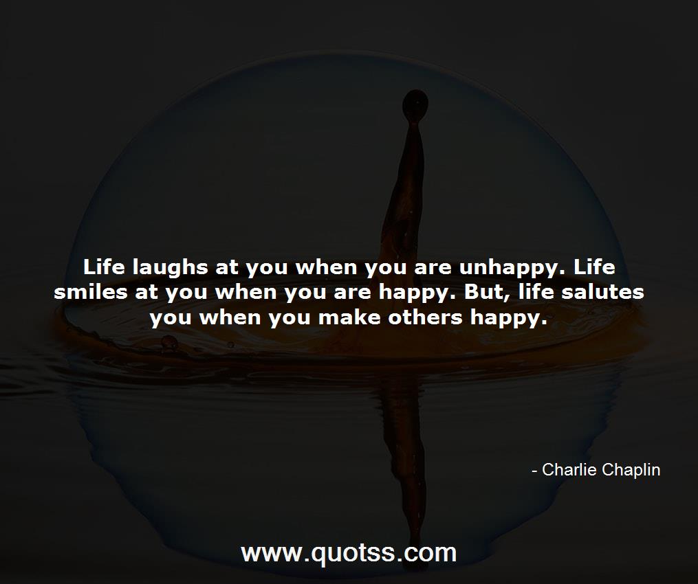 Charlie Chaplin Quote on Quotss