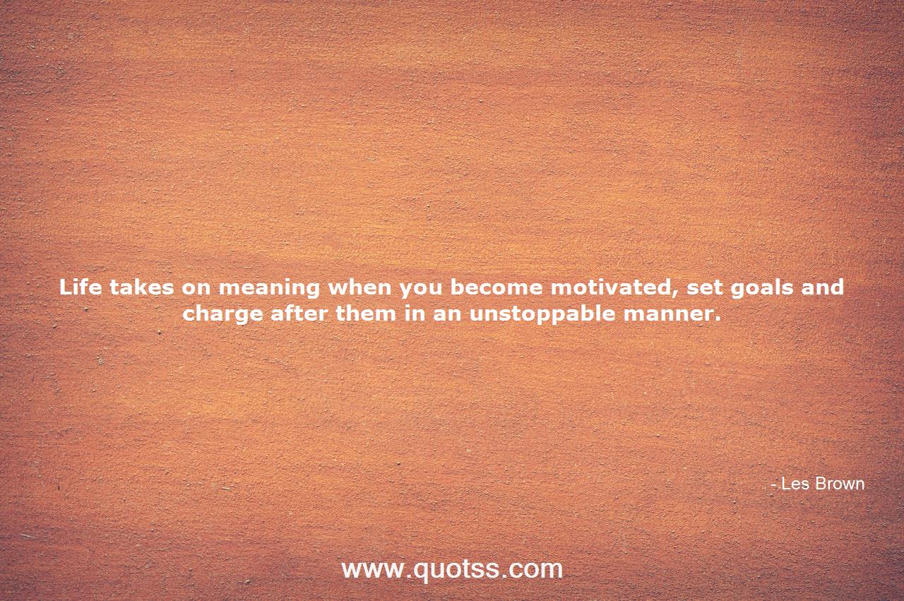 Les Brown Quote on Quotss