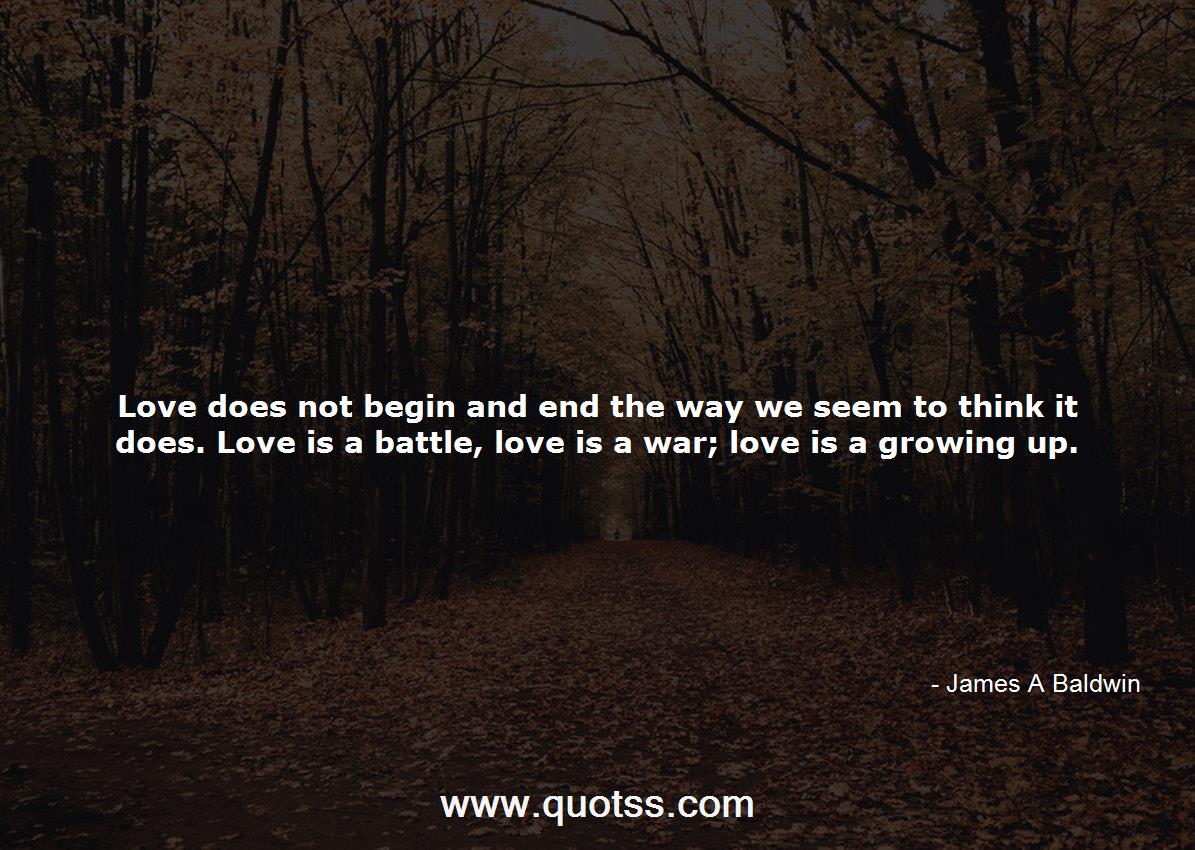 James A Baldwin Quote on Quotss