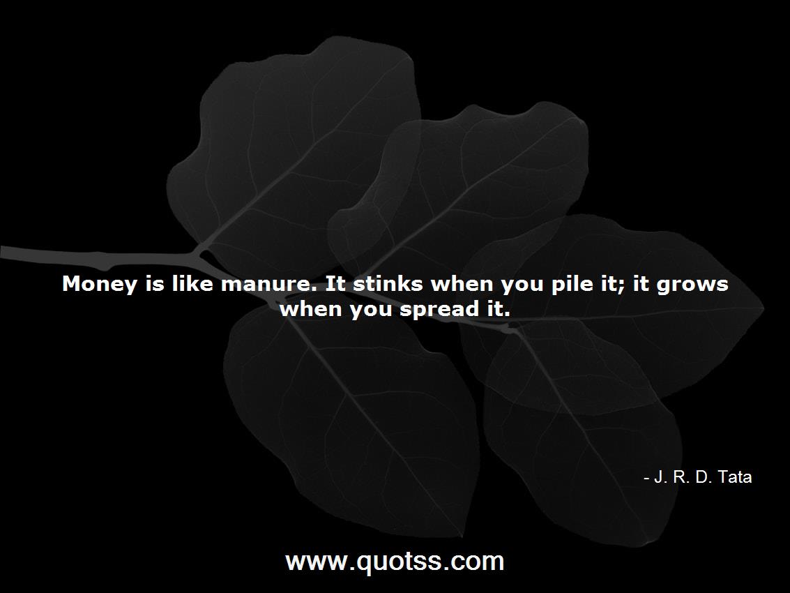 J. R. D. Tata Quote on Quotss