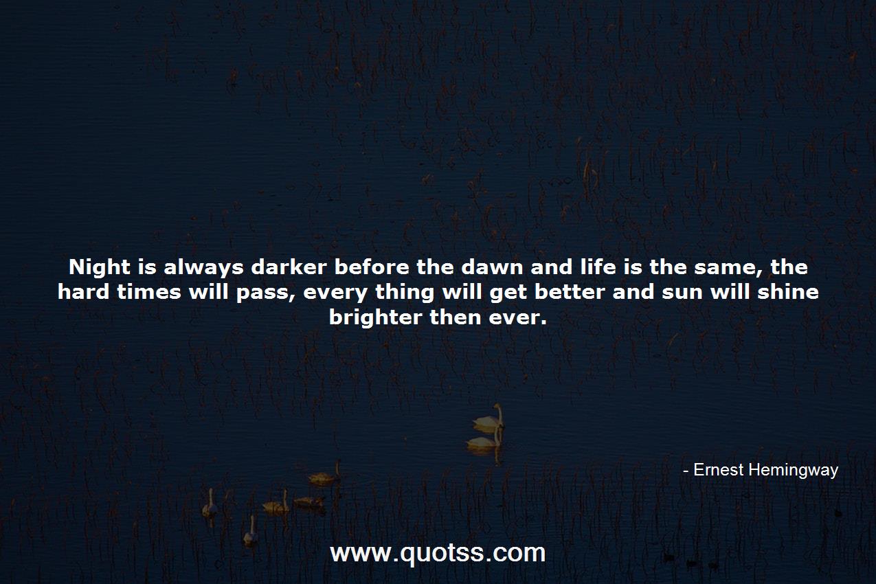 Ernest Hemingway Quote on Quotss