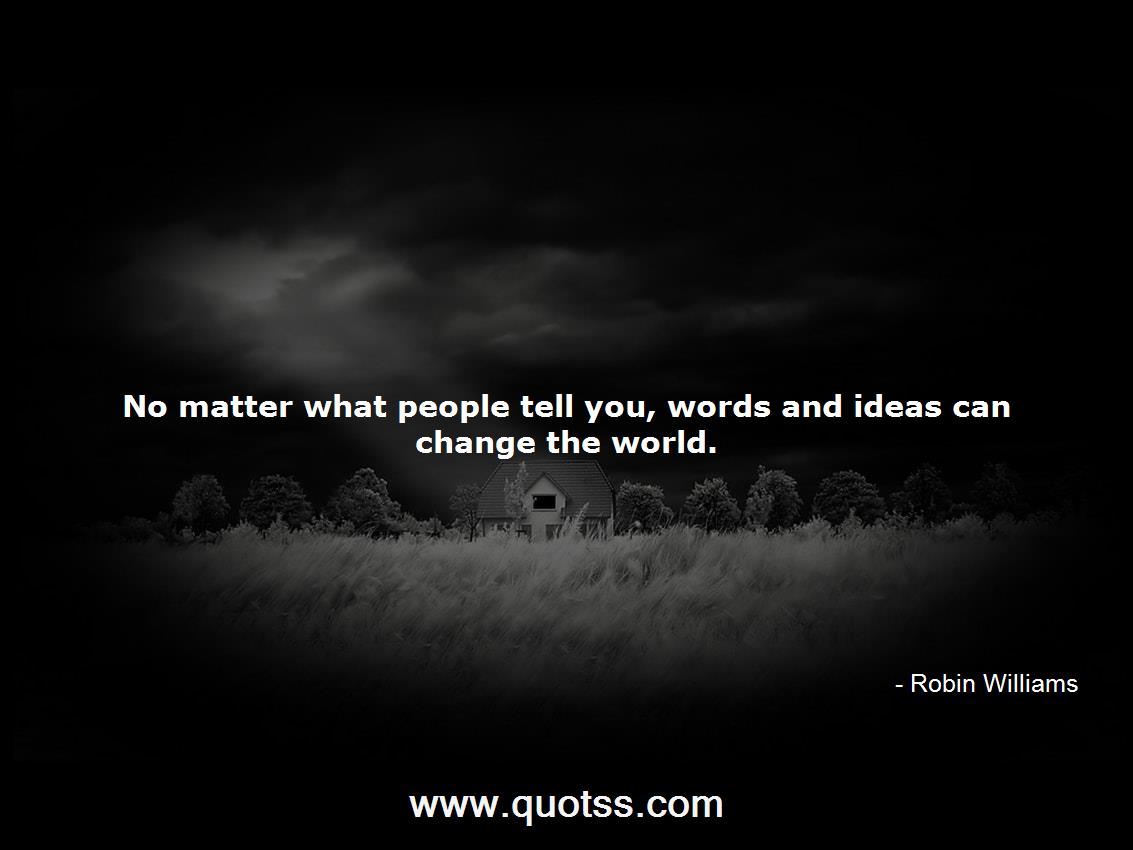 Robin Williams Quote on Quotss
