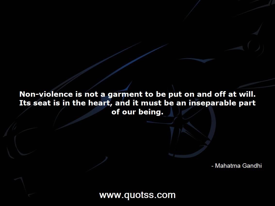 Mahatma Gandhi Quote on Quotss