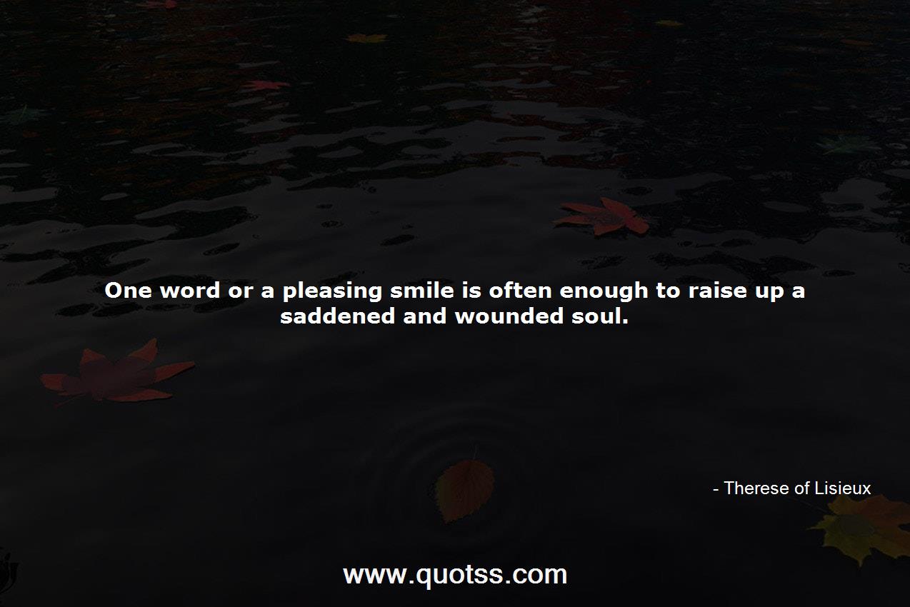 Therese of Lisieux Quote on Quotss