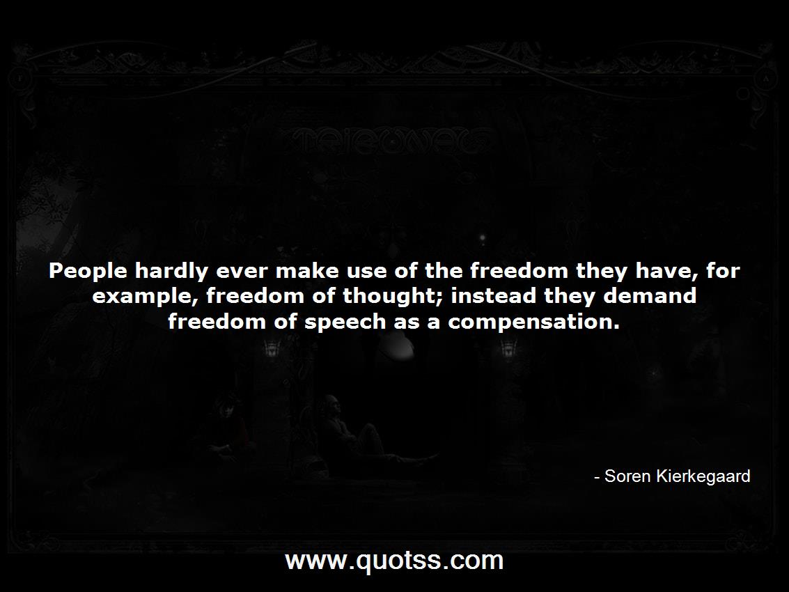 Soren Kierkegaard Quote on Quotss