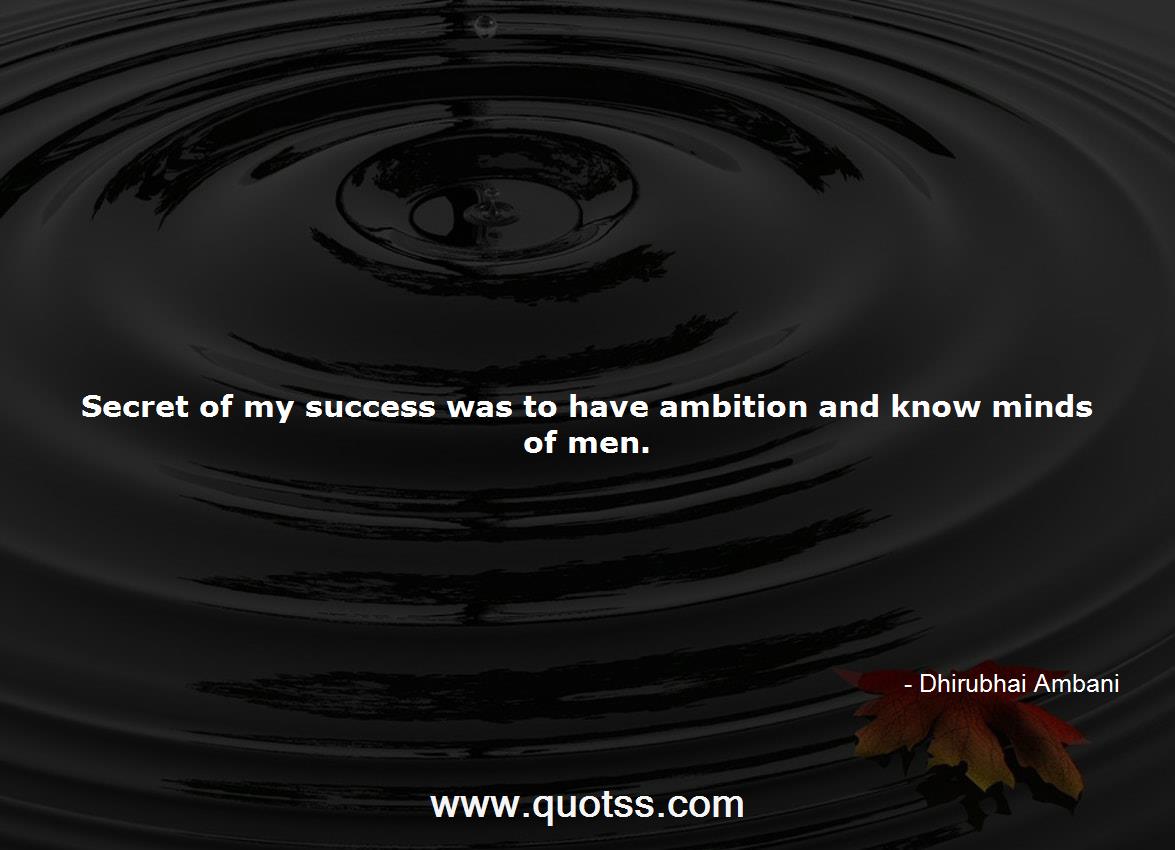 Dhirubhai Ambani Quote on Quotss