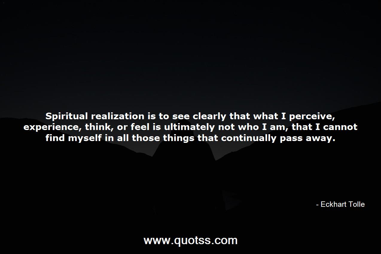 Eckhart Tolle Quote on Quotss