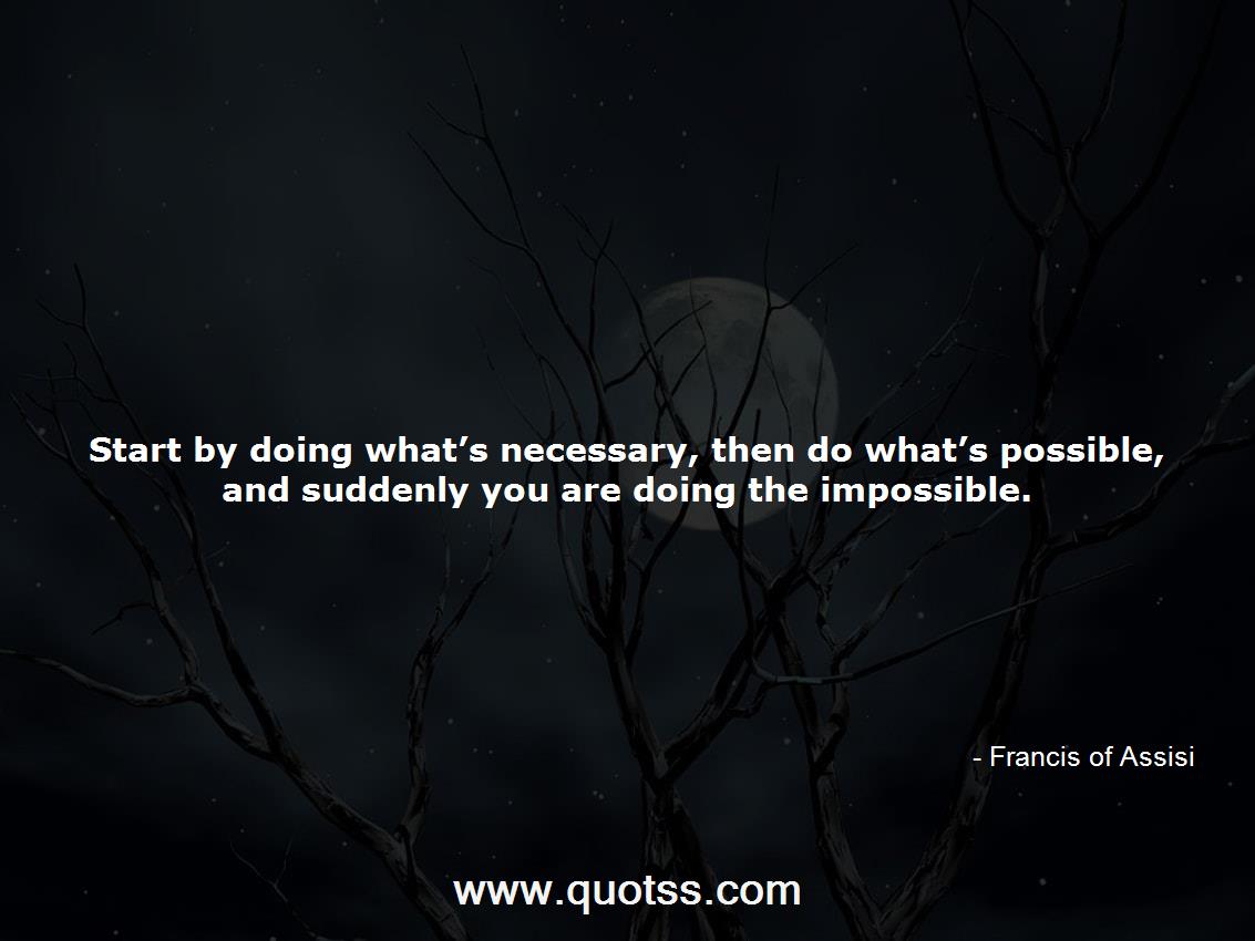 Francis of Assisi Quote on Quotss