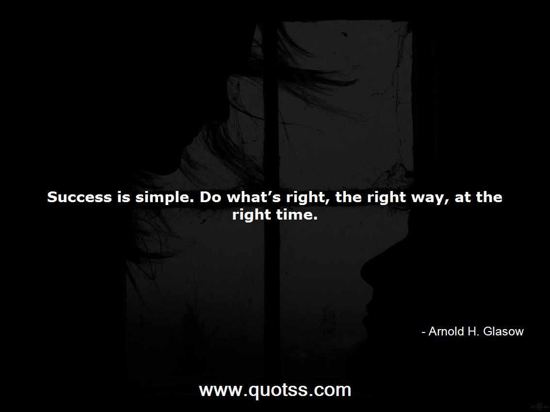 Arnold H. Glasow Quote on Quotss