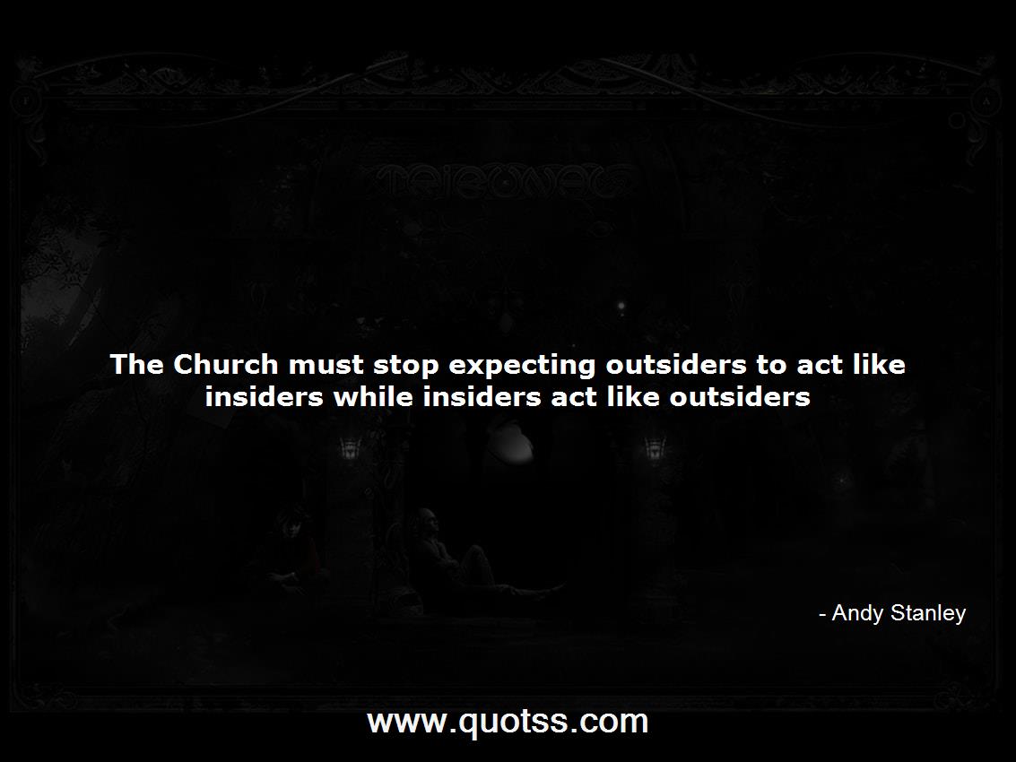 Andy Stanley Quote on Quotss