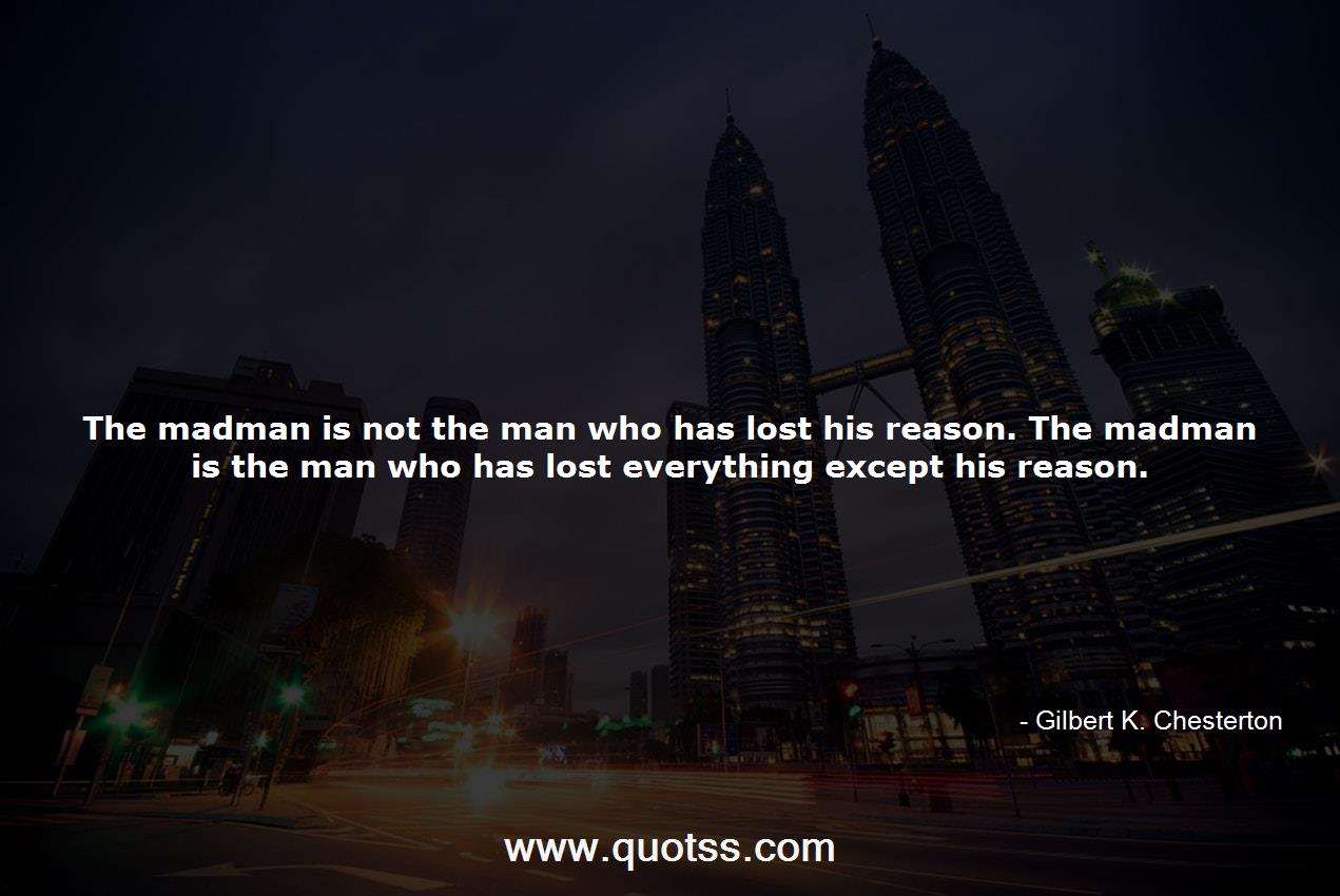 Gilbert K. Chesterton Quote on Quotss