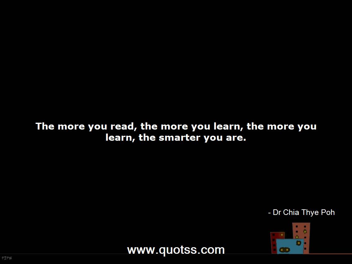 Dr Chia Thye Poh Quote on Quotss