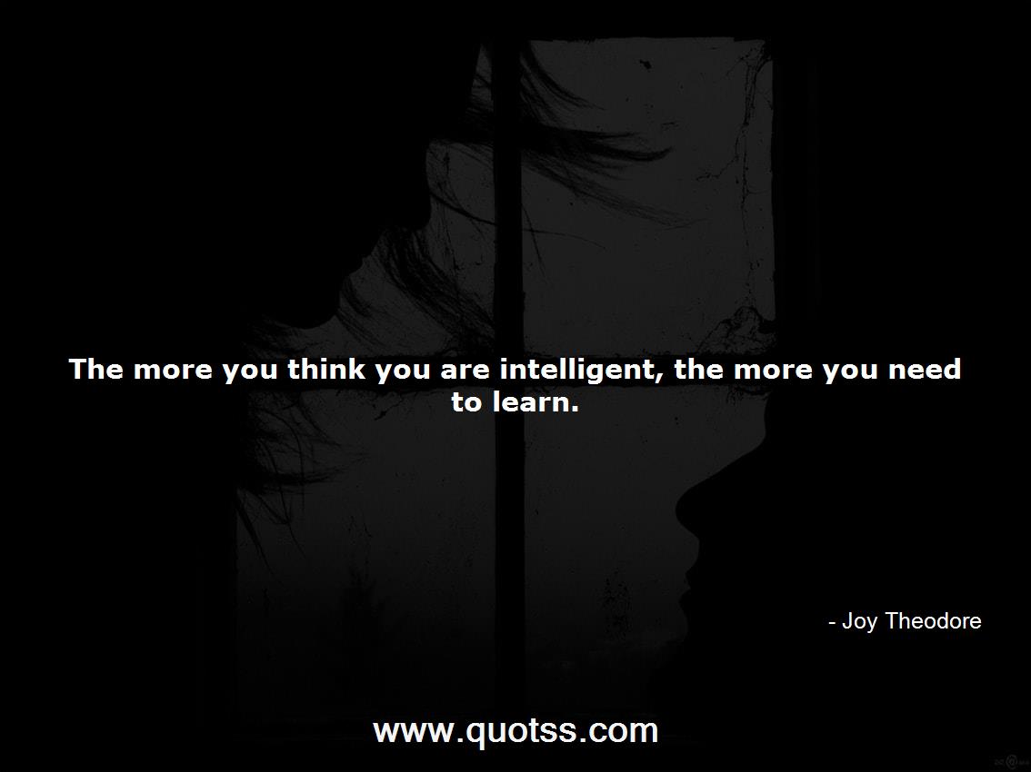 Joy Theodore Quote on Quotss