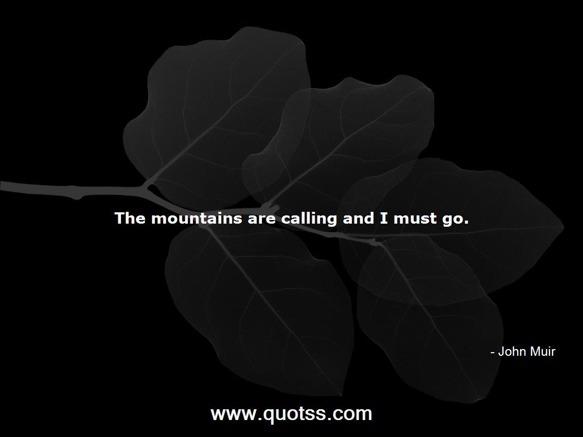 John Muir Quote on Quotss