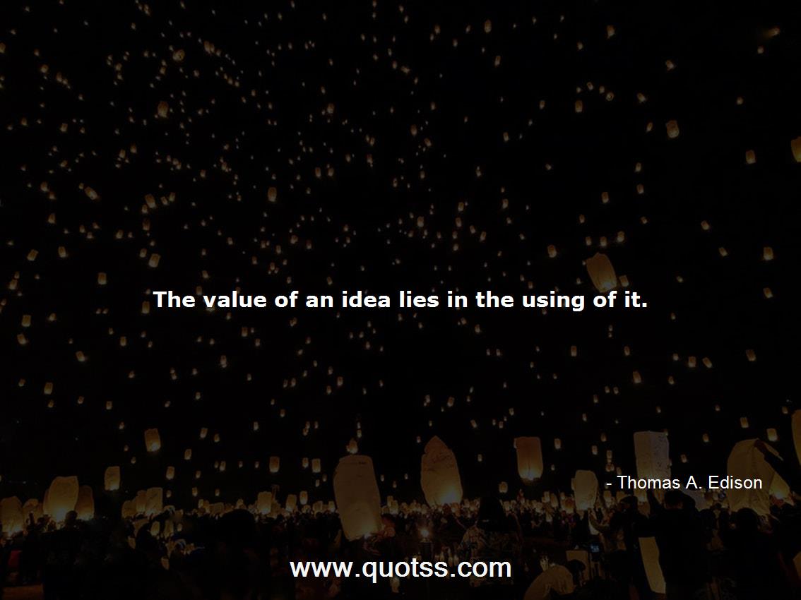 Thomas A. Edison Quote on Quotss