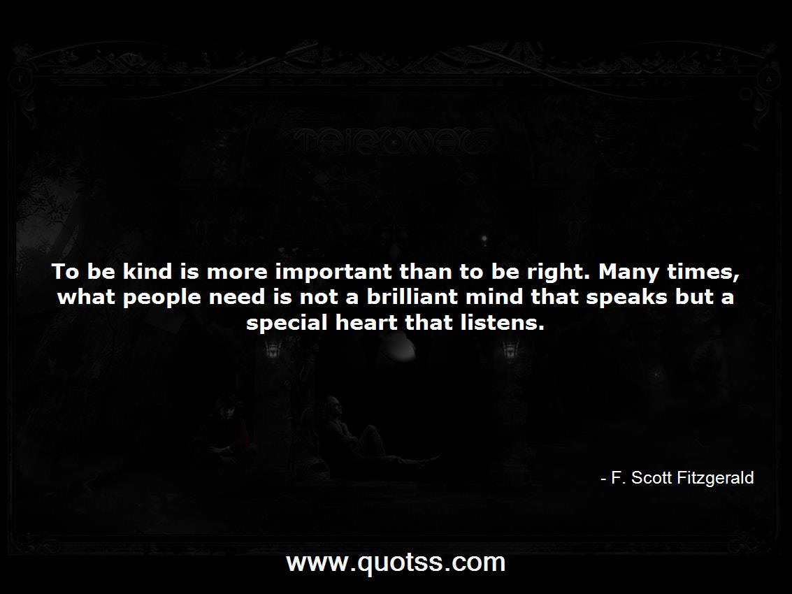 F. Scott Fitzgerald Quote on Quotss