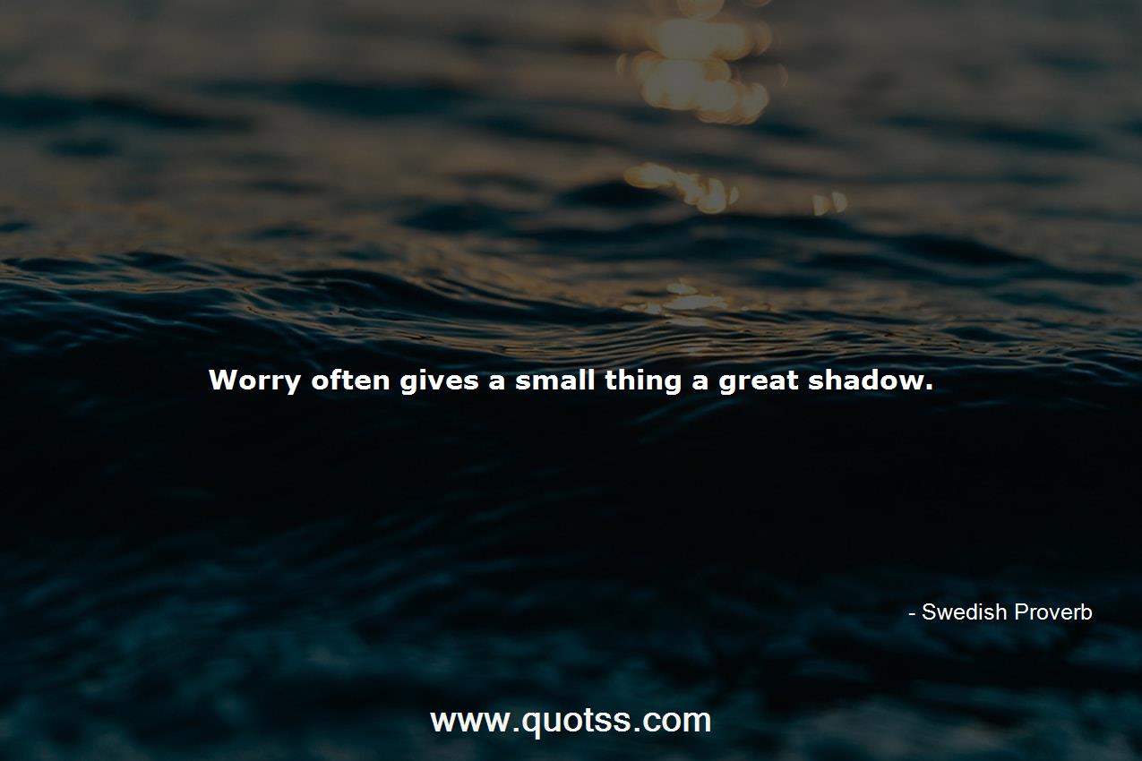 Swedish Proverb Quote on Quotss